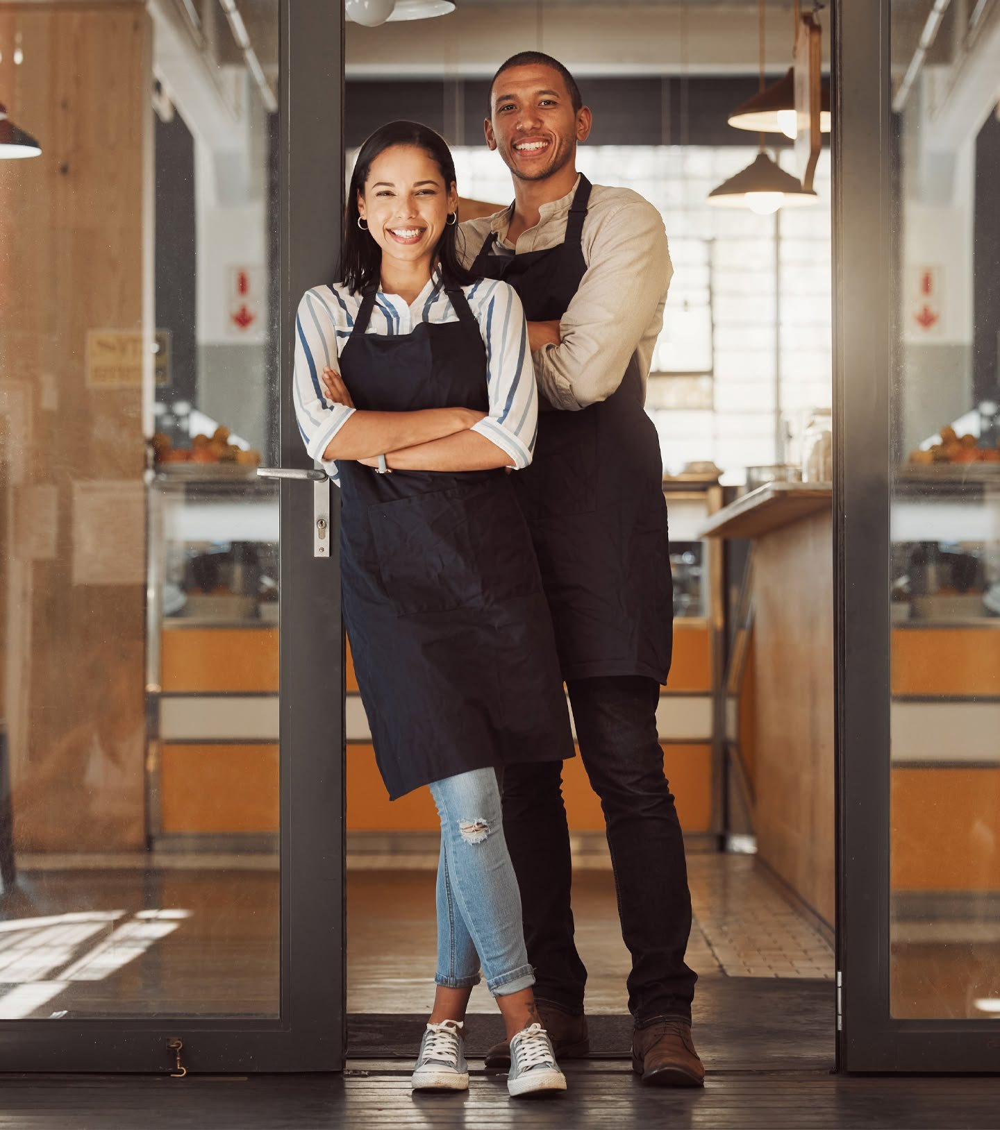 Black Couple at Work on Black Owned Elite